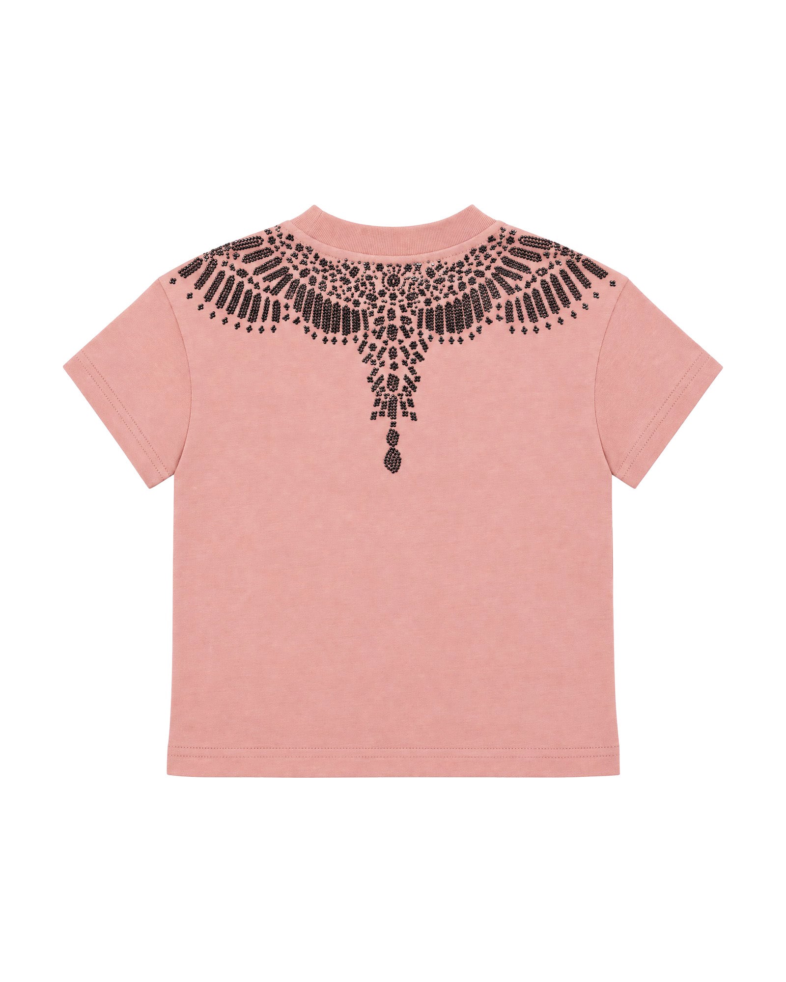 Marcelo Burlon County Kids T-shirt Con Ali In Strass Per Bambine