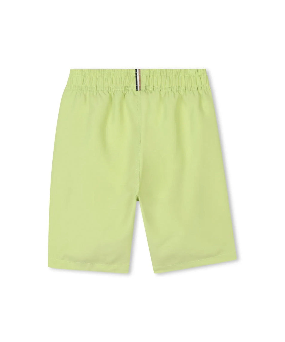 Boss Kids Costume Boxer Lime per Bambini