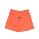 Msgm Kids Short Arancione per Bambine