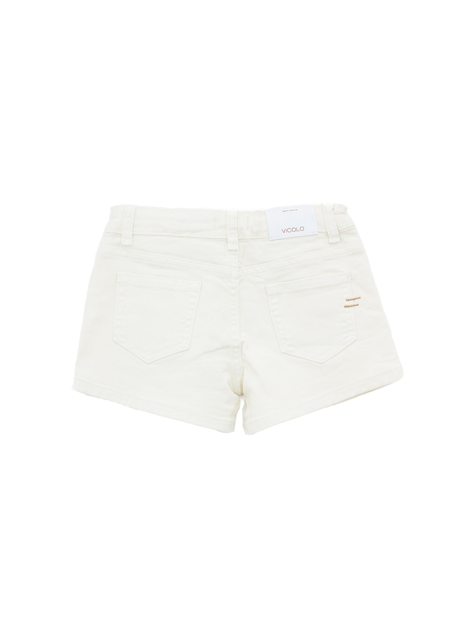 Vicolo Short Bianco per Bambine