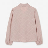Elisabetta Franchi La Mia Bambina Camicia Sunrise/Milk con Logo Geometrico per Bambine