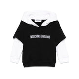 Moschino Kids Black/White Sweatshirt for Babies