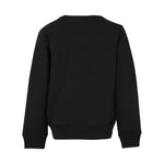 Calvin Klein Kids Felpa Nera Girocollo con Logo per Bambini (retro)