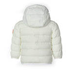 Save The Duck Kids Piumino Bianco con Patch Logo per Neonati (etro)