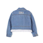 Elisabetta Franchi La Mia Bambina Giubbino Denim per Neonate