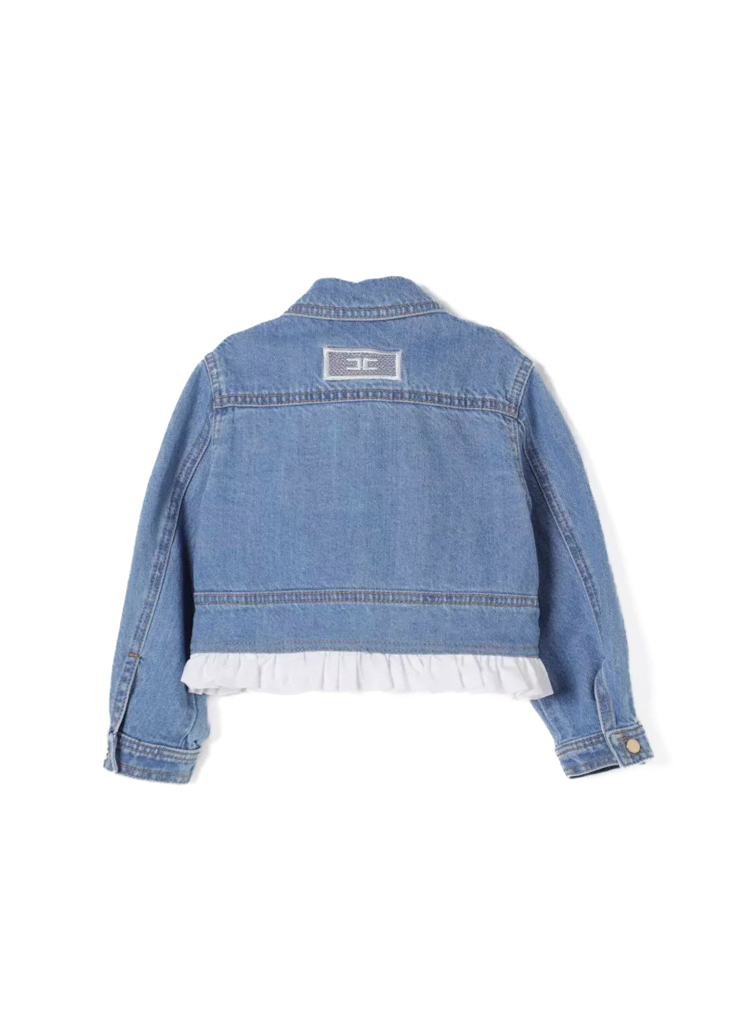 Elisabetta Franchi La Mia Bambina Giubbino Denim per Neonate
