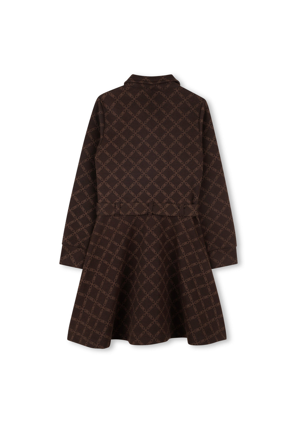 Michael Kors Kids Abito Marrone con Stampa per Bambine