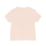 Elisabetta Franchi La Mia Bambina T-shirt Rosa con Stampa Logo Effetto Oro per Neonate