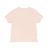 Elisabetta Franchi La Mia Bambina T-shirt Rosa con Stampa Logo Effetto Oro per Neonate