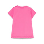 Moschino Kids Abito Fucsia con Stampa Toy per Neonate