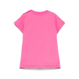 Moschino Kids Abito Fucsia con Stampa Toy per Neonate
