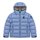 Blauer Kids Piumino con Cappuccio Azzurro Polvere per Bambini