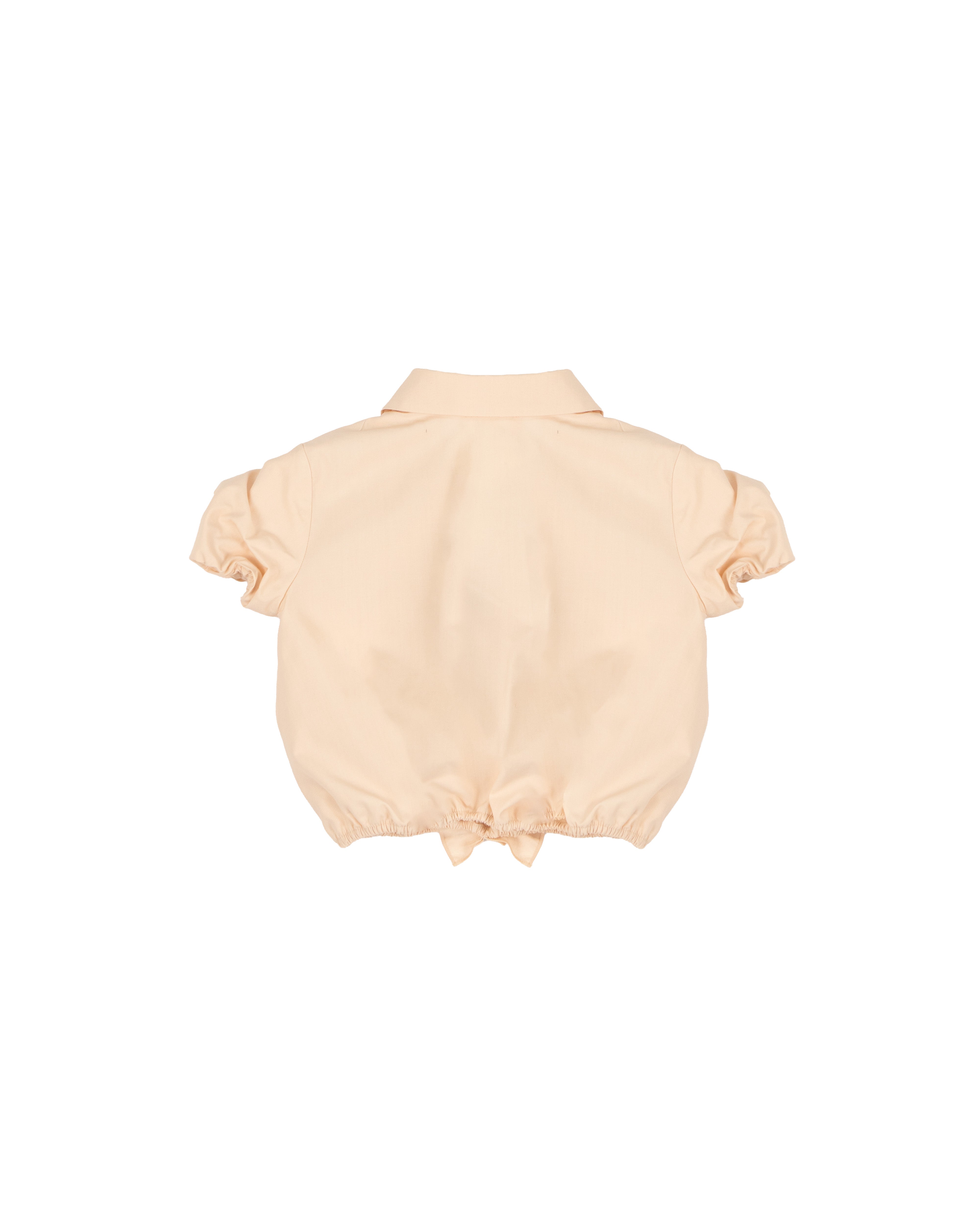 Elisabetta Franchi La Mia Bambina Camicia con Rouche Rosa per Neonate