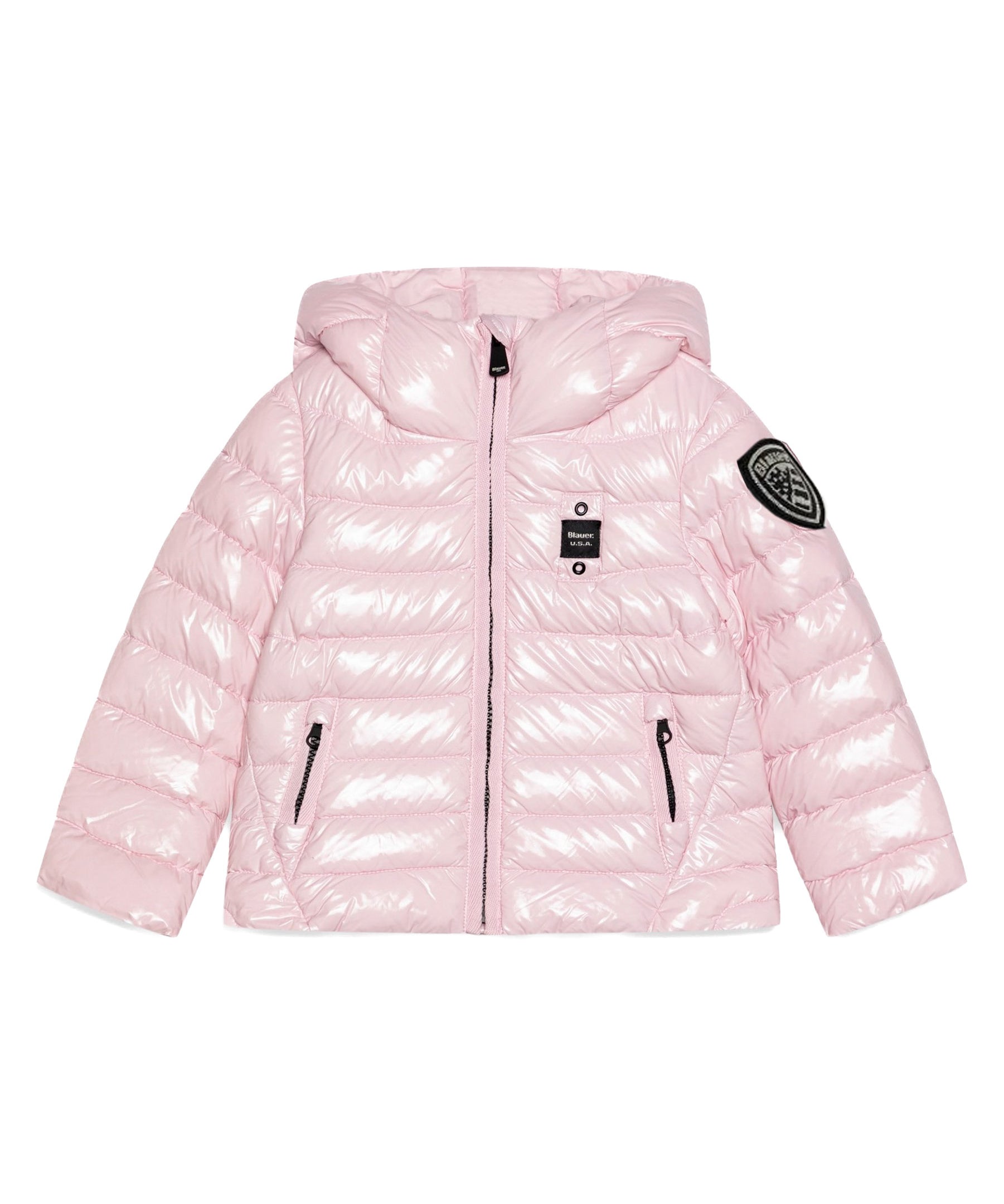 Blauer Kids Giubbino Rosa Lucido Halsey per Bambine