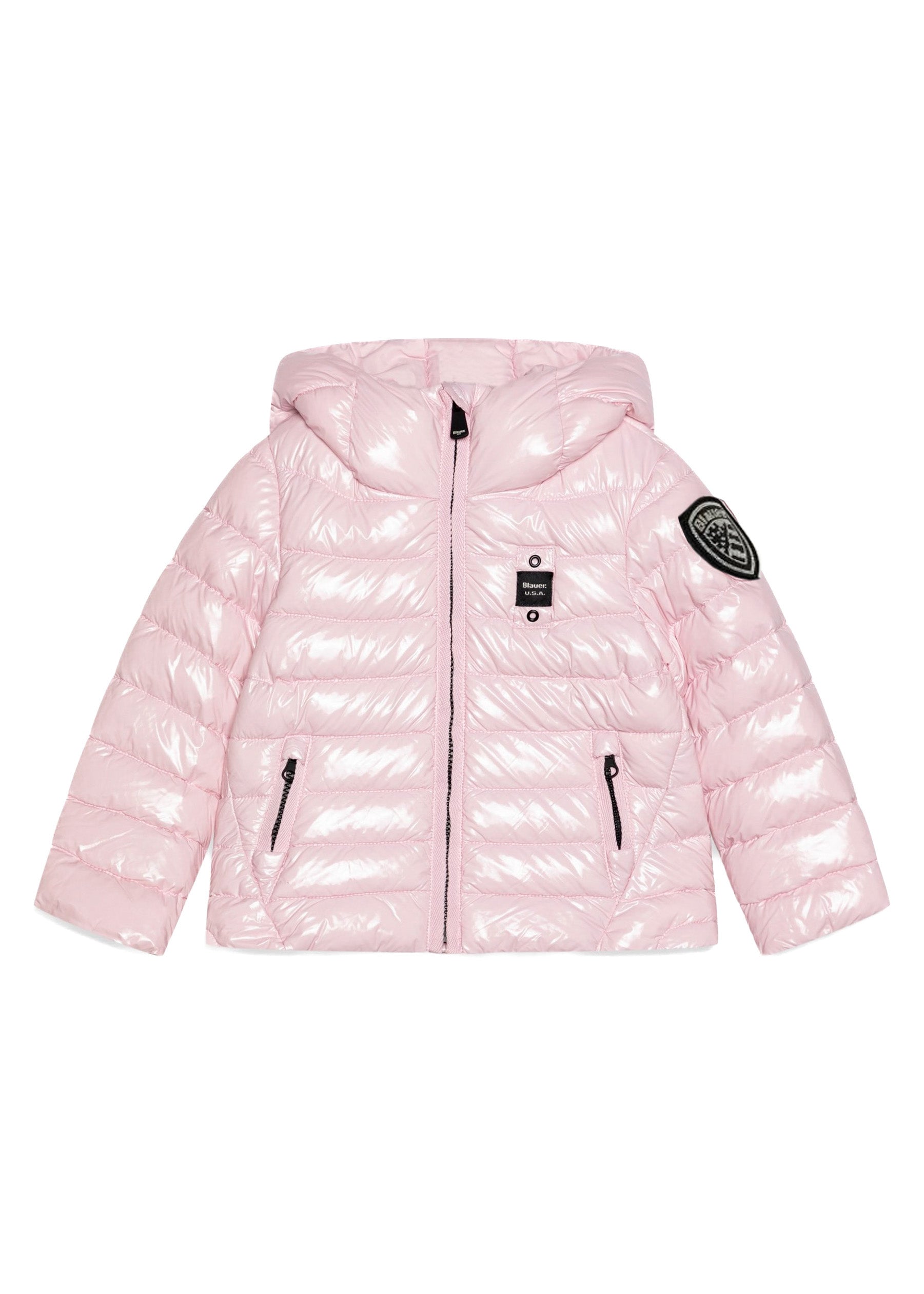 Blauer Kids Giubbino Rosa Lucido per Bambine