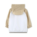 Boss Kids Giubbino a Vento Bianco/Beige per Neonati (retro)