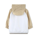 Boss Kids Giubbino a Vento Bianco/Beige per Neonati (retro)