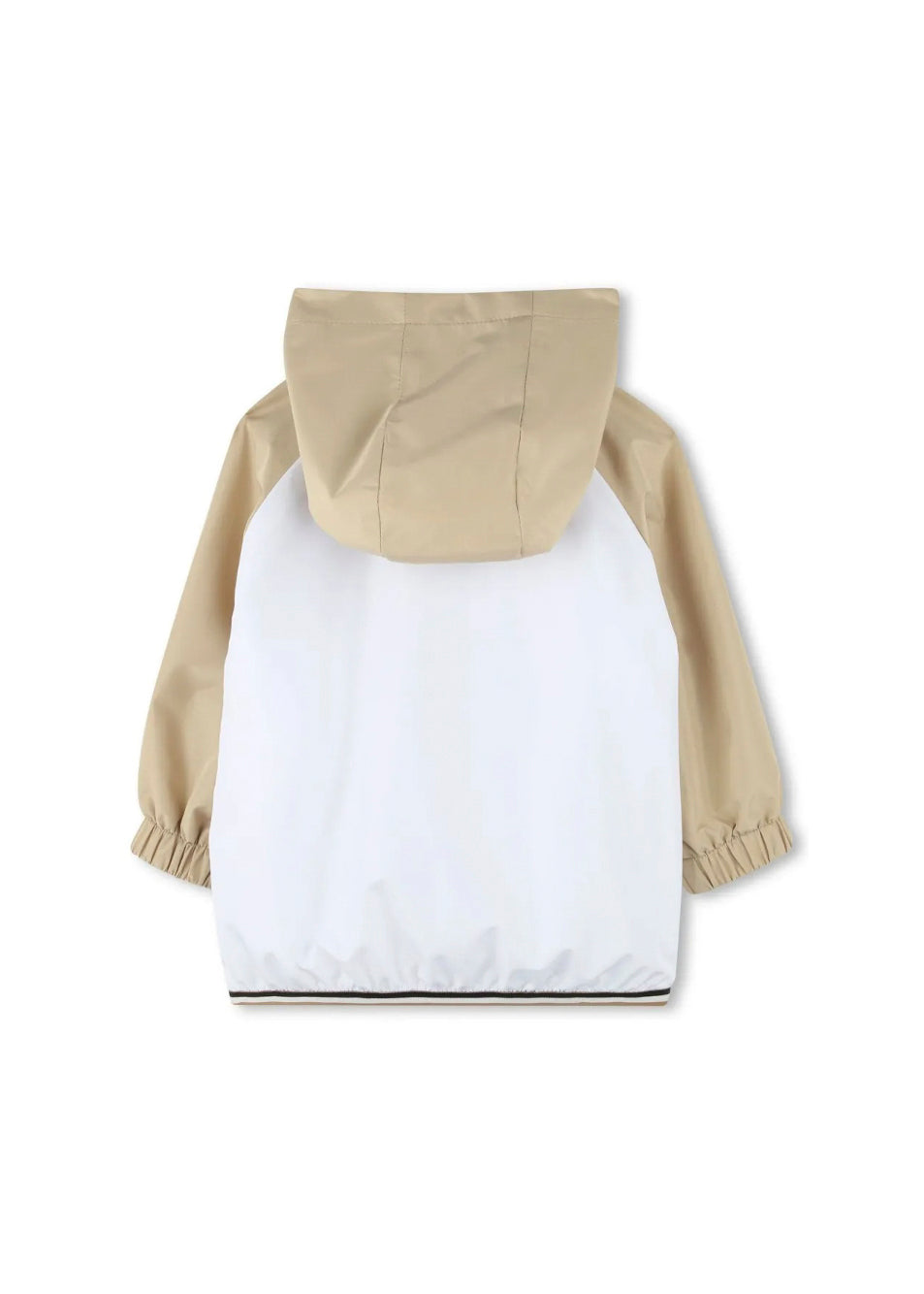 Boss Kids Giubbino a Vento Bianco/Beige per Neonati