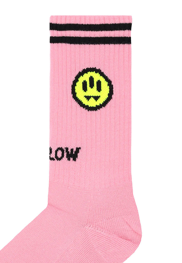 Barrow Kids Calzini Rosa con Logo per Bambine