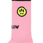 Barrow Kids Calzini Rosa con Logo per Bambine