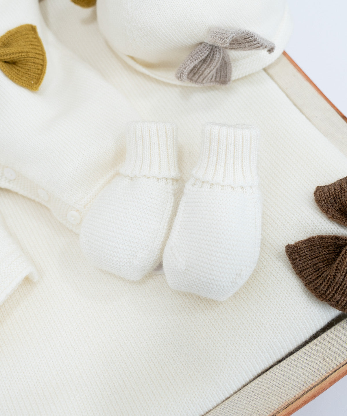 Le Coconnè  Scarpine Bianche per Neonate