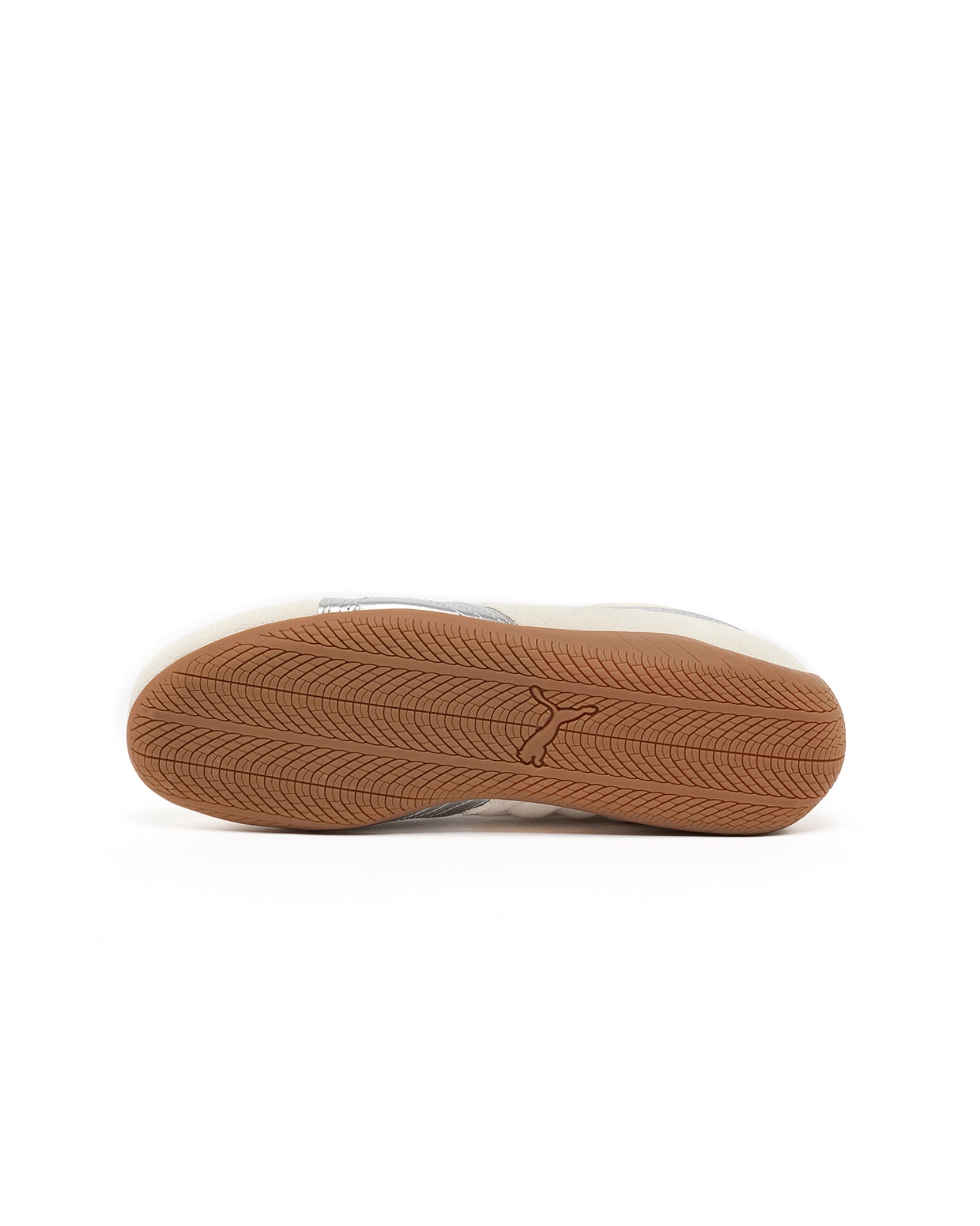 Puma Sneakers Bianche con dettaglio Argento per Bambine