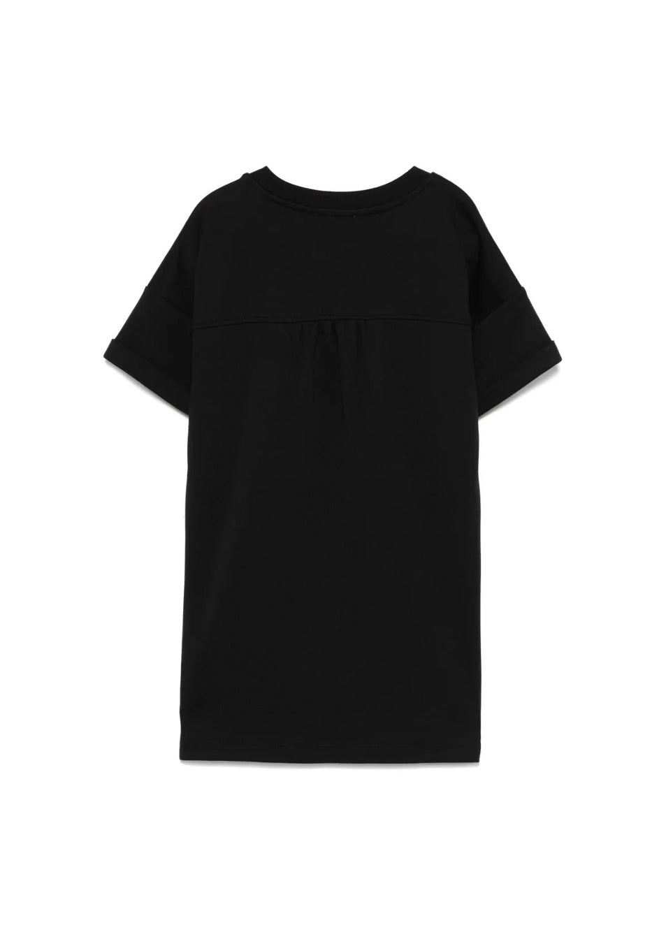 Moschino Kids Abito Nero con Stampa per Bambine