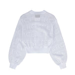 Iceberg Kids Felpa con Zip Bianca per Bambine
