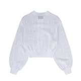 Iceberg Kids Felpa con Zip Bianca per Bambine