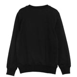 Moschino Kids Felpa Nero con Stampa Logo 3D Unisex