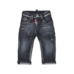 Dsquared2 Kids Jeans Denim Nero per Neonati