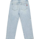 Diesel Kids Jeans Boyfriend con Applicazione Strass per Bambine