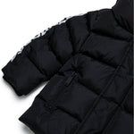 Dsquared2 Kids Bomber Nero Trapuntato con Logo Leaf per Neonati (dettaglio)