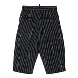 Dsquared2 Kids Pantalone Nero a Righe per Neonato