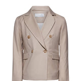 Roberto Cavalli Kids Giacca Beige Doppiopetto per Bambini