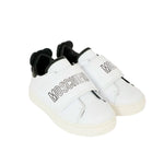 Moschino Kids Sneakers con Strappo e Logo Teddy per Bambini