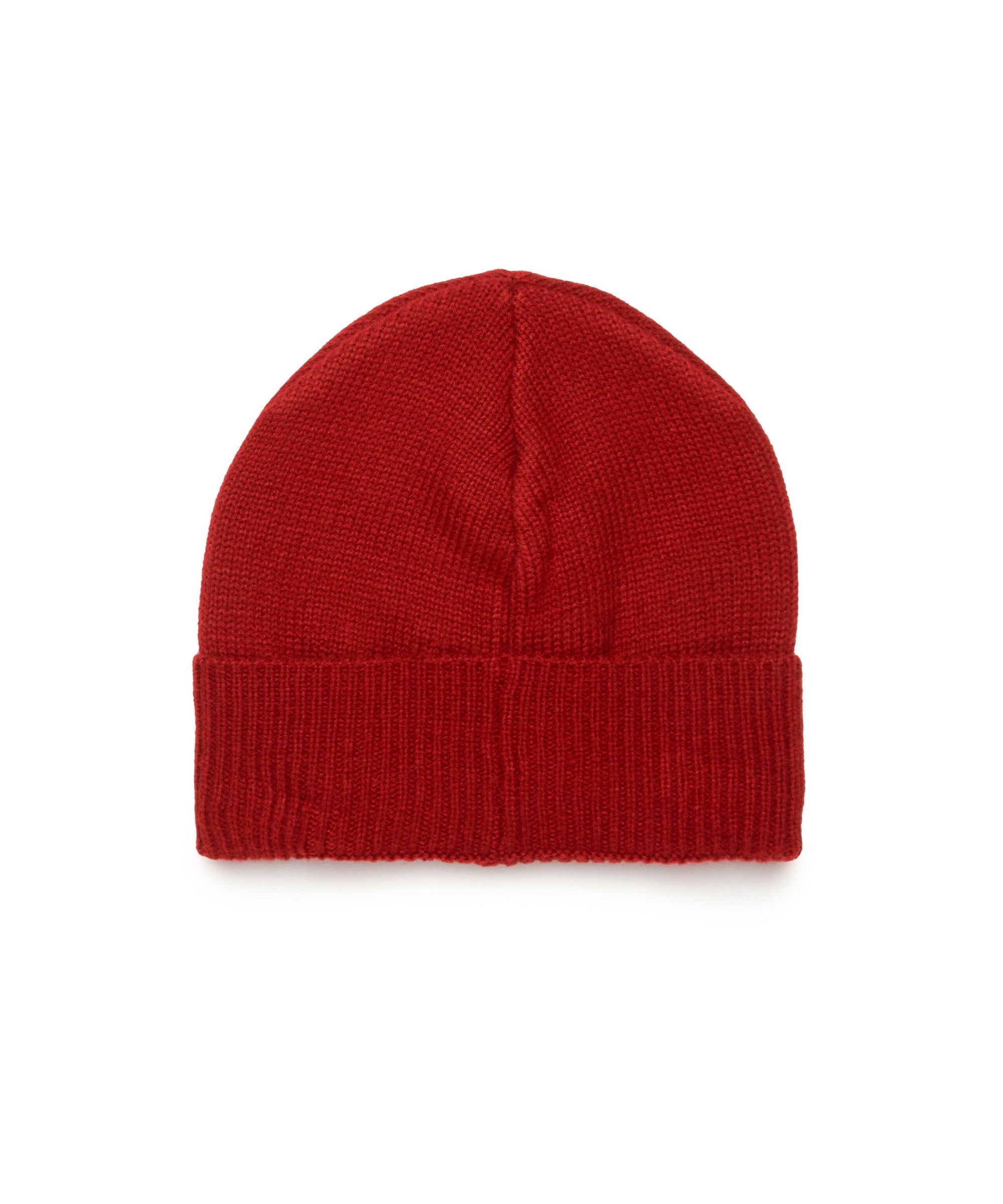 Diesel Kids Cappello Beanie Bordeaux con Intarso Oval D (retro)