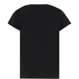 Moschino Kids T-Shirt Nero con Piccolo Logo Teddy Bear per Bambini