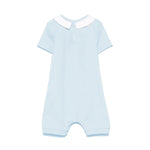 Moschino Kids Tutina Celeste con Stampa Toy per Neonati