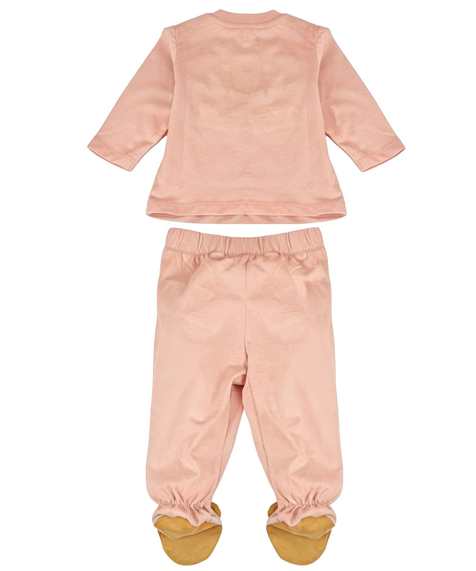 Moschino Kids Completo Teddy Rosa per Neonate