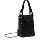 Patrizia Pepe Borsa Nera in Pelle per Bambine