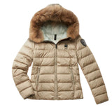 Blauer Kids Giubbino Beige con Pelliccia Arcadia per Bambine