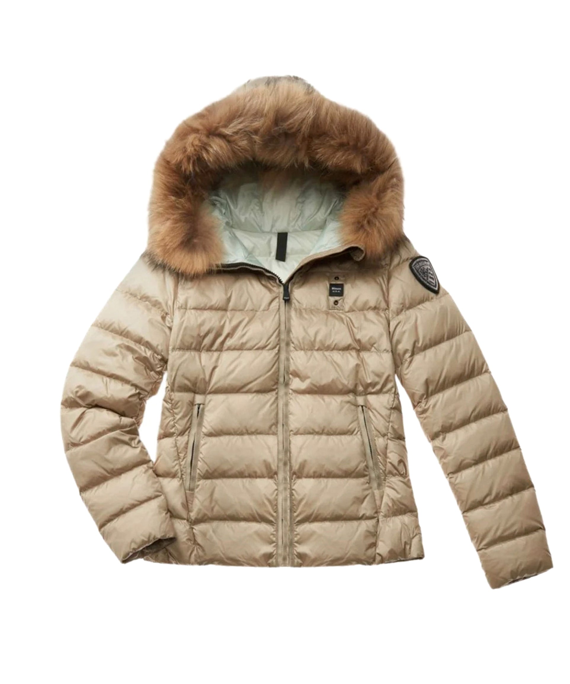 Blauer Kids Giubbino Beige con Pelliccia Arcadia per Bambine