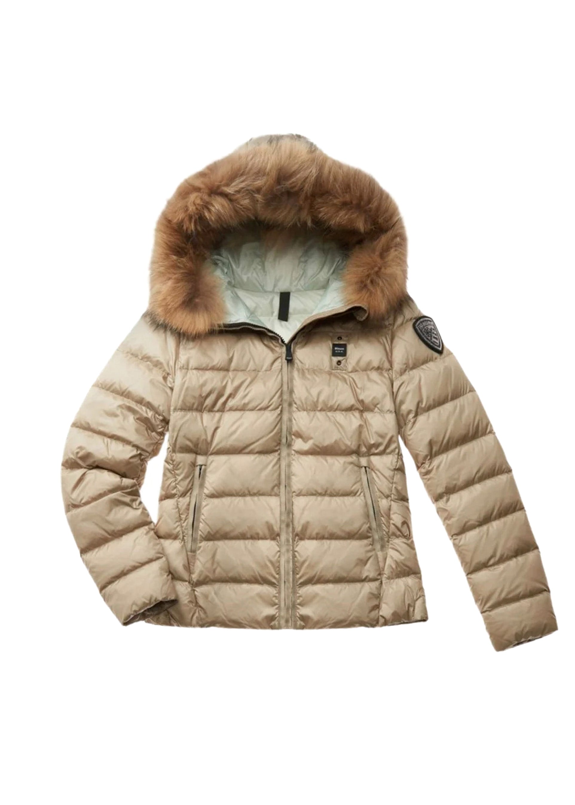 Blauer Kids Giubbino Beige con Pelliccia Arcadia per Bambine