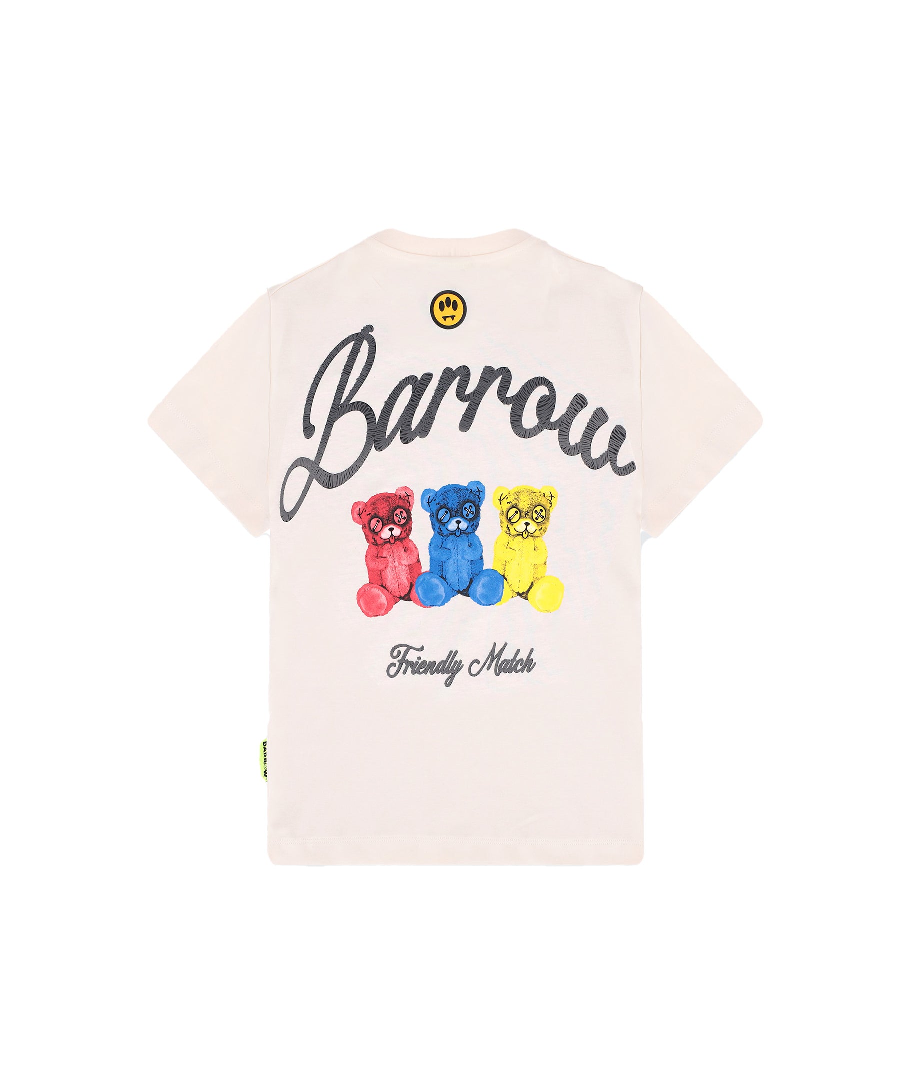 Barrow Kids T-Shirt Crema Unisex per Bambini