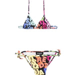Dsquared2 Kids Costume Multicolor All-Over per Bambine