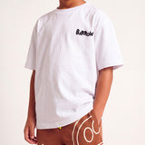 Barrow Kids Off-White T-Shirt with Logo Unisex