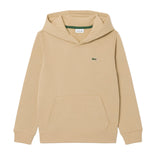 Lacoste Kids Felpa Beige con Cappuccio e Logo Unisex