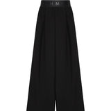 John Richmond Kids Pantalone Nero Ampio per Bambine