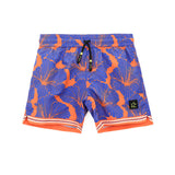 4GIVENESS Costume Boxer Fantasia Viola/Arancione per Bambini